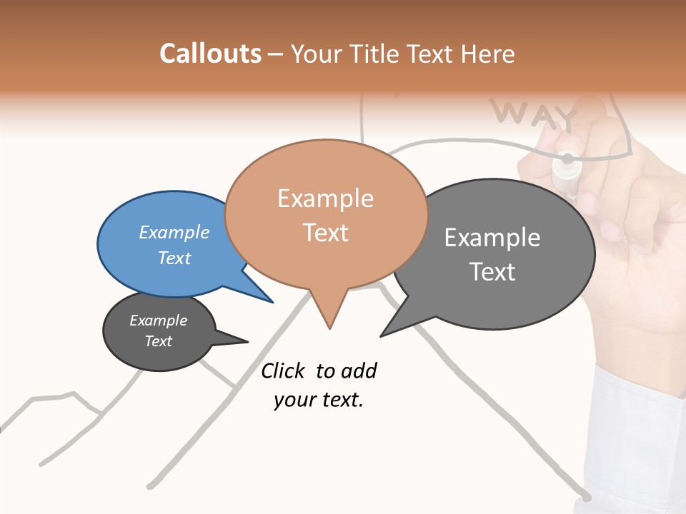 Man Outstanding Top PowerPoint Template