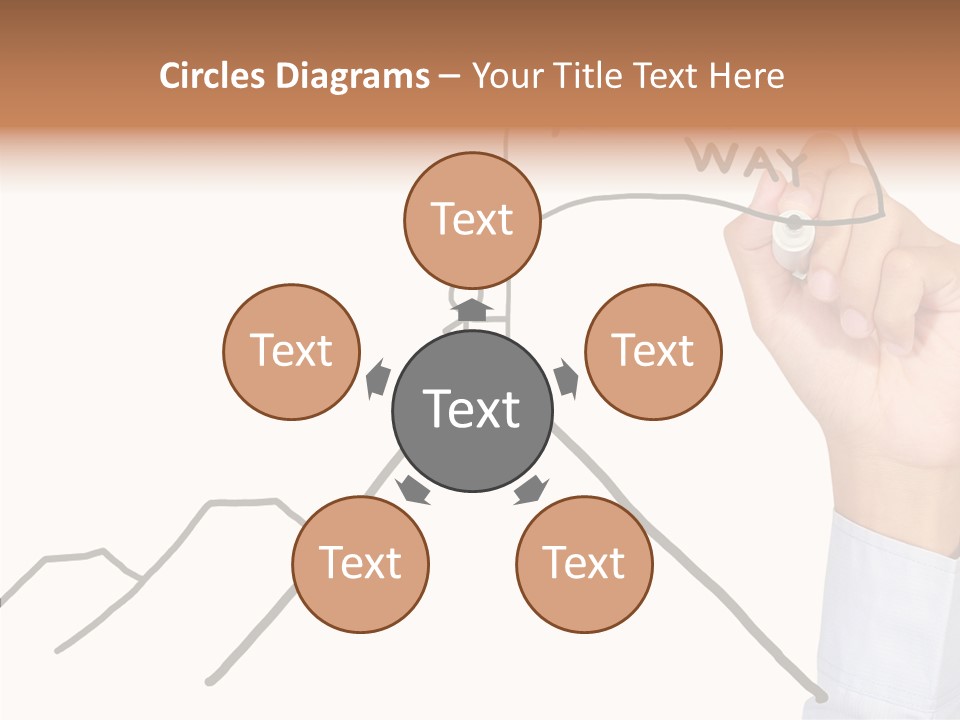 Man Outstanding Top PowerPoint Template