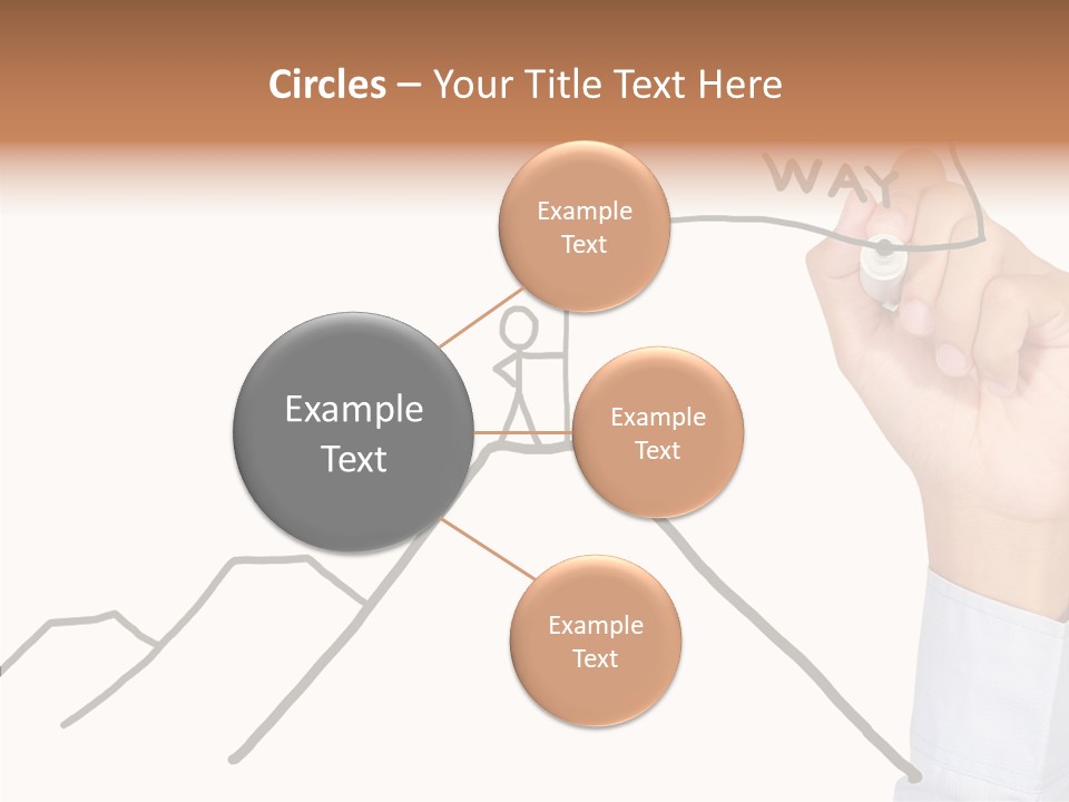 Man Outstanding Top PowerPoint Template