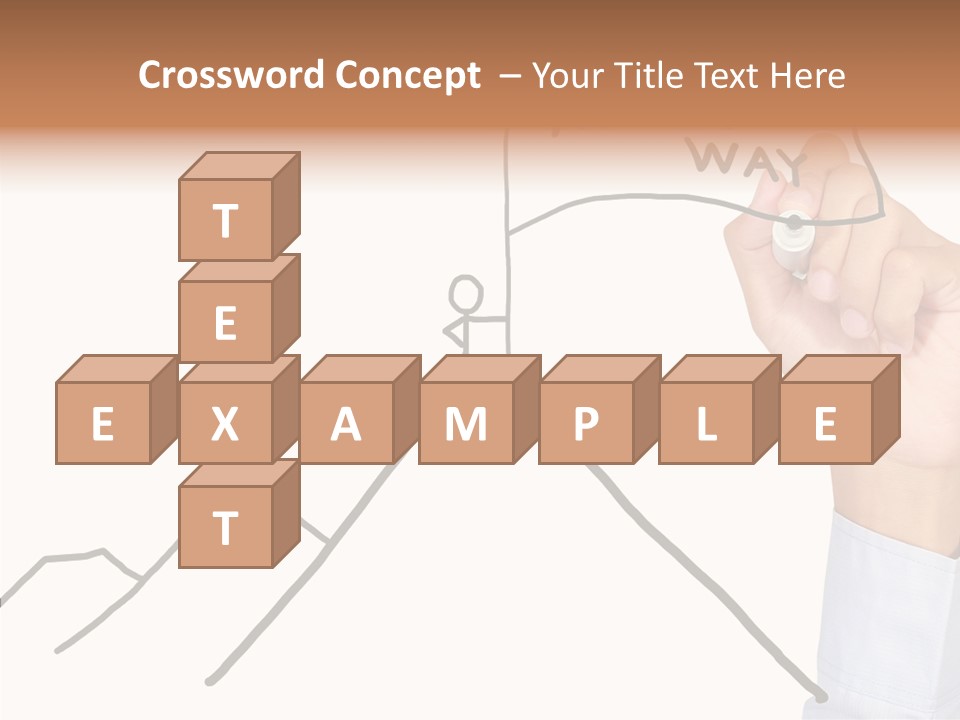 Man Outstanding Top PowerPoint Template