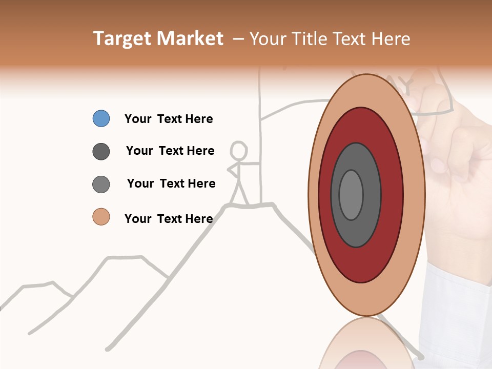 Man Outstanding Top PowerPoint Template