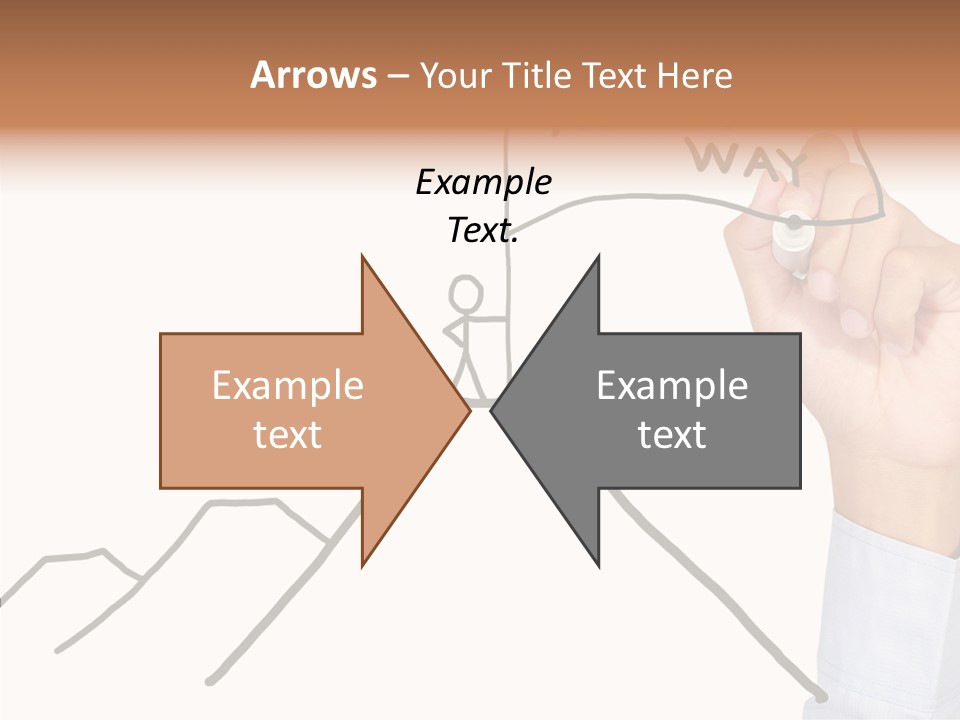 Man Outstanding Top PowerPoint Template