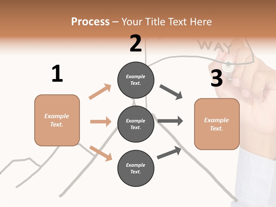 Man Outstanding Top PowerPoint Template