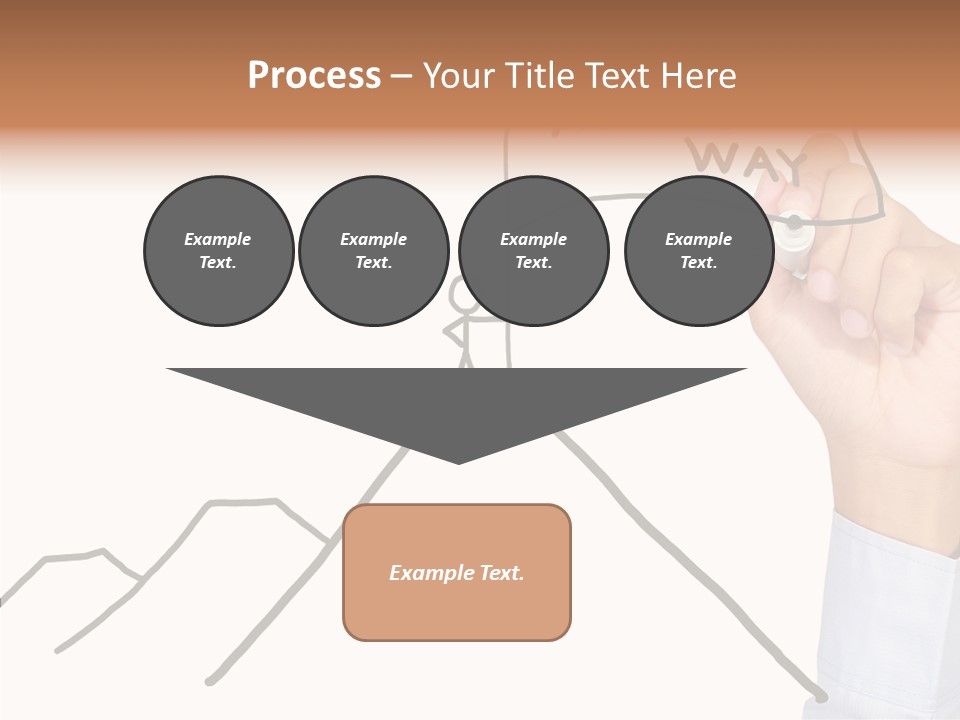Man Outstanding Top PowerPoint Template