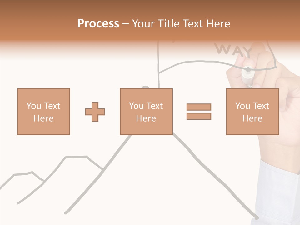 Man Outstanding Top PowerPoint Template
