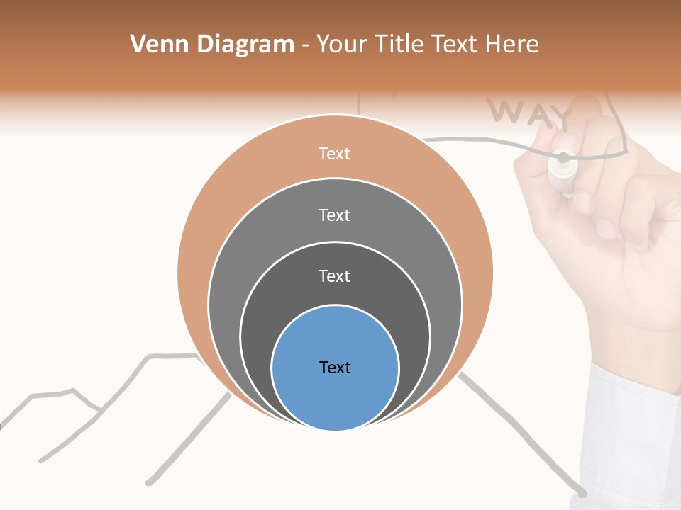 Man Outstanding Top PowerPoint Template