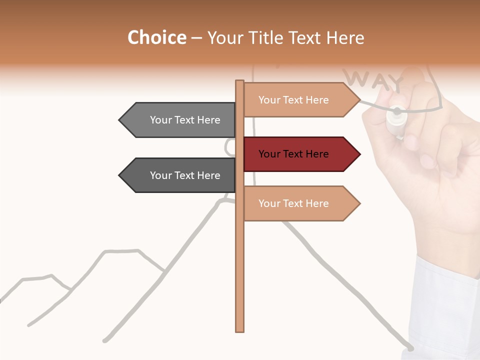 Man Outstanding Top PowerPoint Template