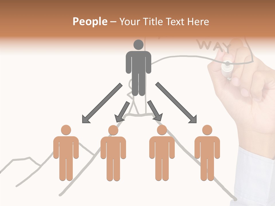 Man Outstanding Top PowerPoint Template