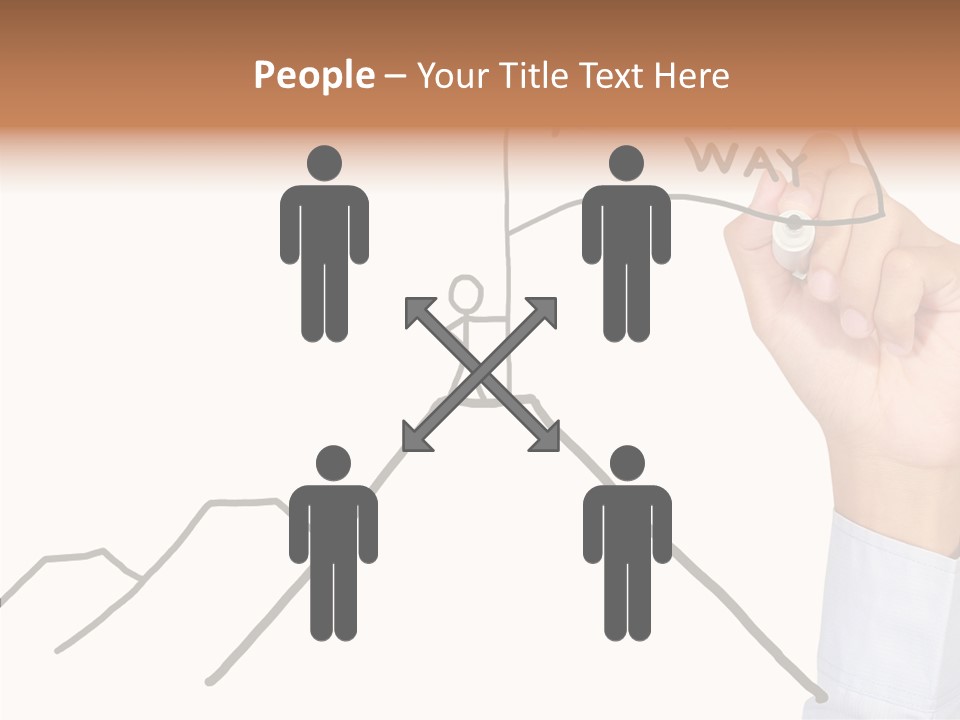 Man Outstanding Top PowerPoint Template