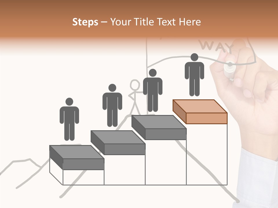 Man Outstanding Top PowerPoint Template