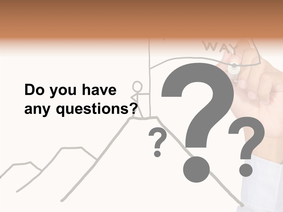 Man Outstanding Top PowerPoint Template