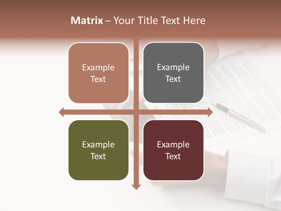 Male Businessman Media PowerPoint Template