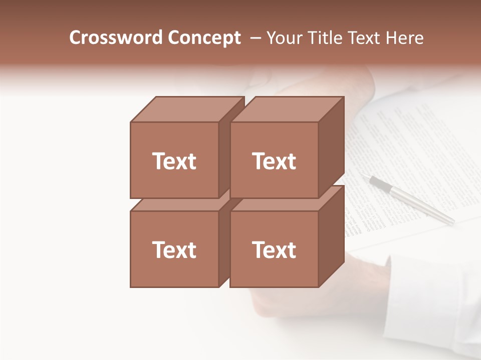 Male Businessman Media PowerPoint Template