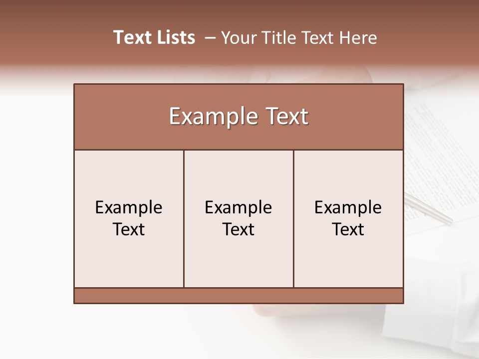 Male Businessman Media PowerPoint Template