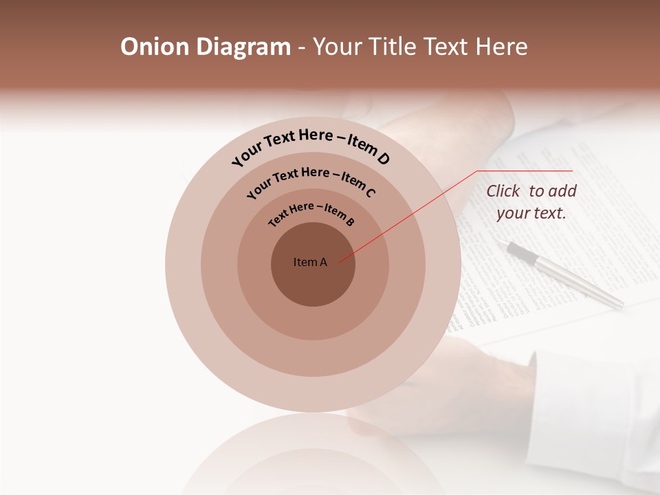 Male Businessman Media PowerPoint Template