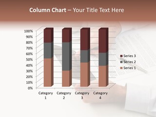 Male Businessman Media PowerPoint Template