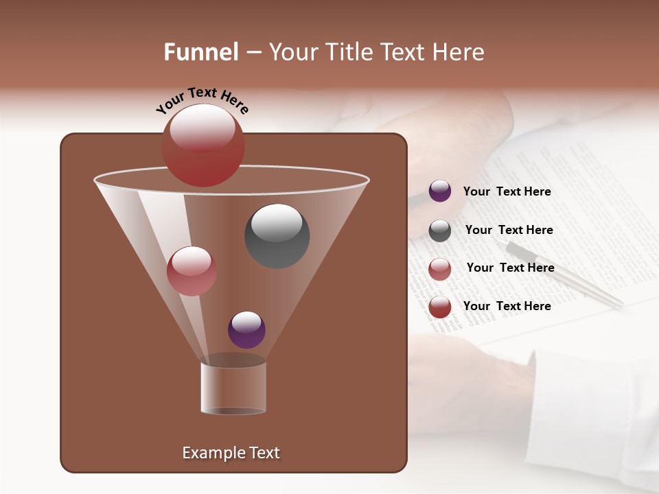 Male Businessman Media PowerPoint Template