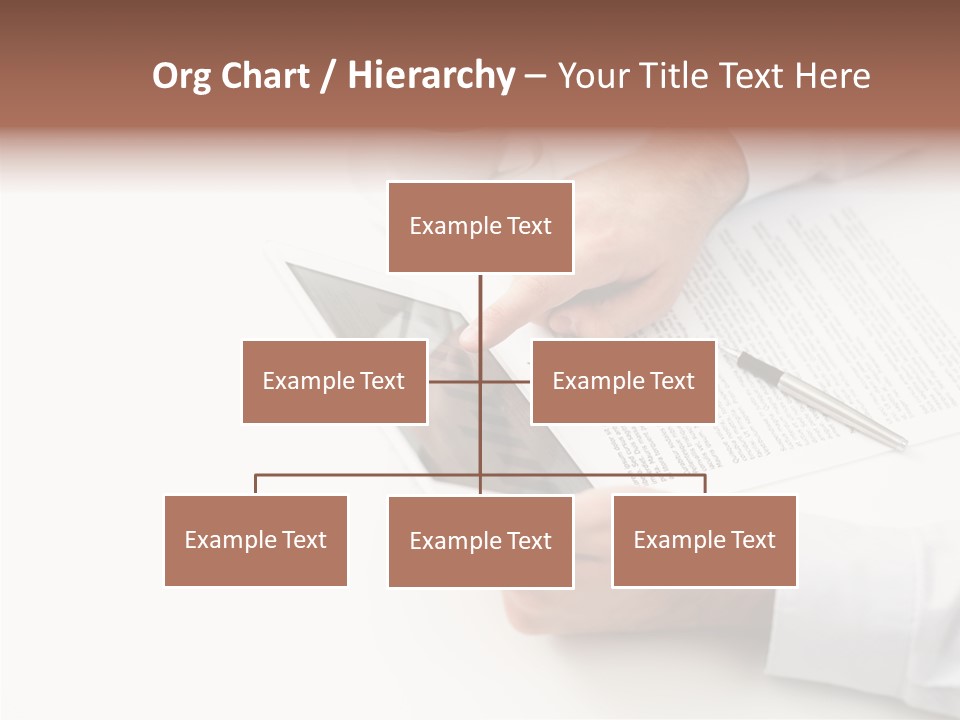 Male Businessman Media PowerPoint Template