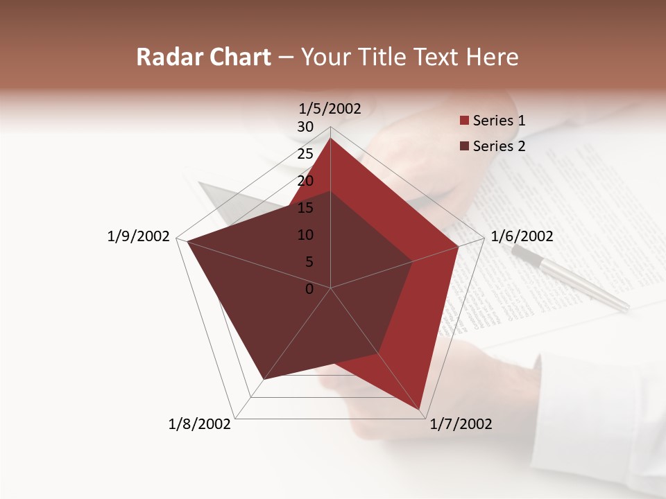 Male Businessman Media PowerPoint Template