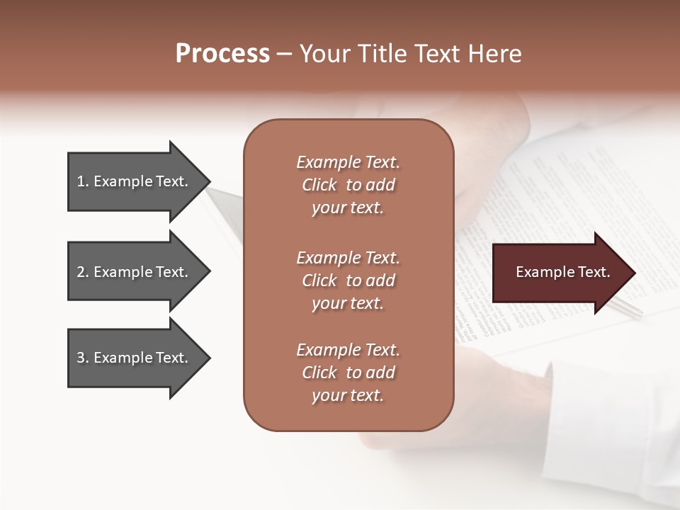 Male Businessman Media PowerPoint Template