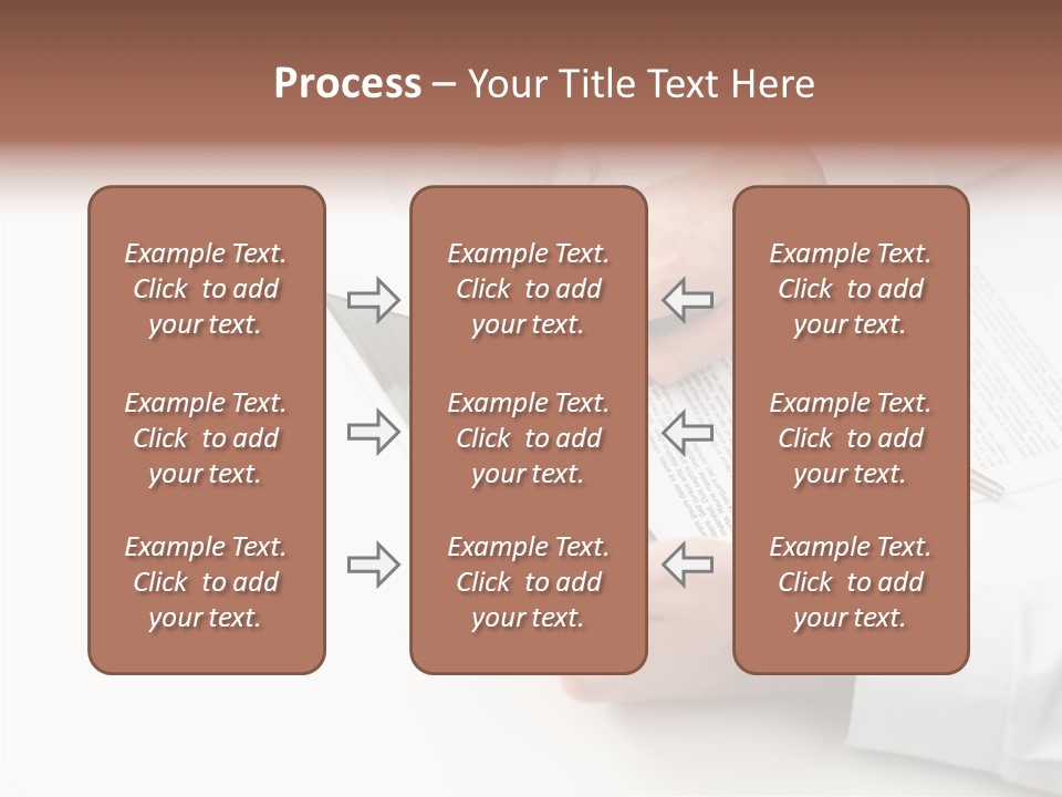 Male Businessman Media PowerPoint Template