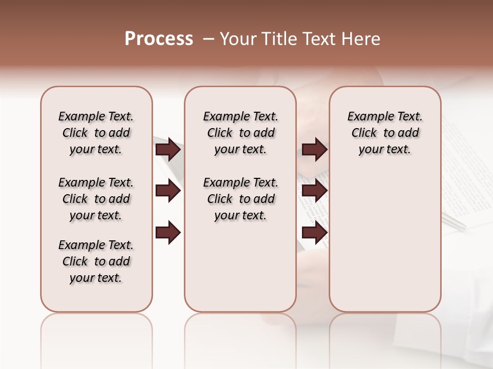 Male Businessman Media PowerPoint Template