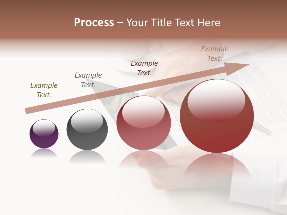Male Businessman Media PowerPoint Template