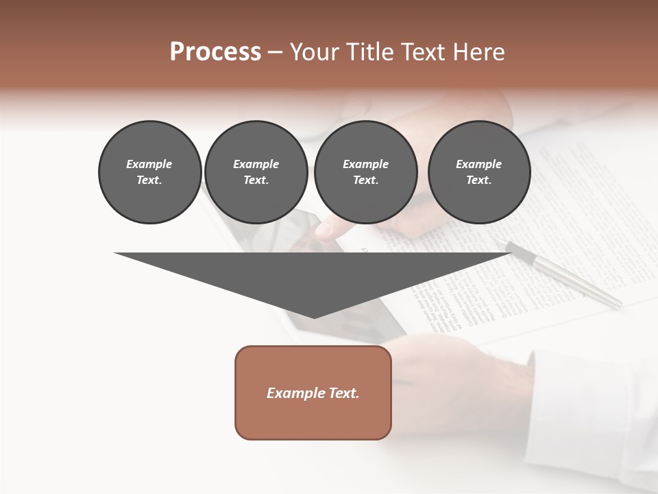 Male Businessman Media PowerPoint Template
