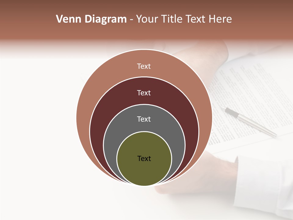 Male Businessman Media PowerPoint Template