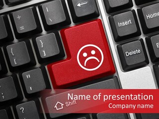 Work Conceptual Computer PowerPoint Template