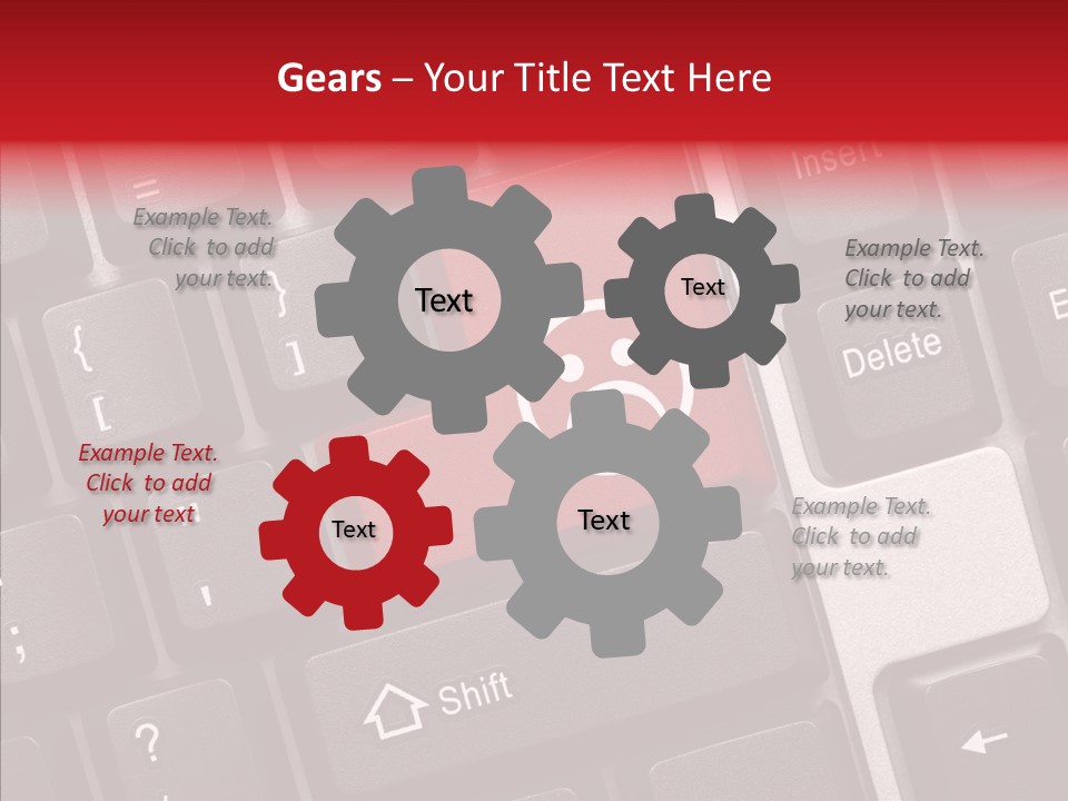 Work Conceptual Computer PowerPoint Template