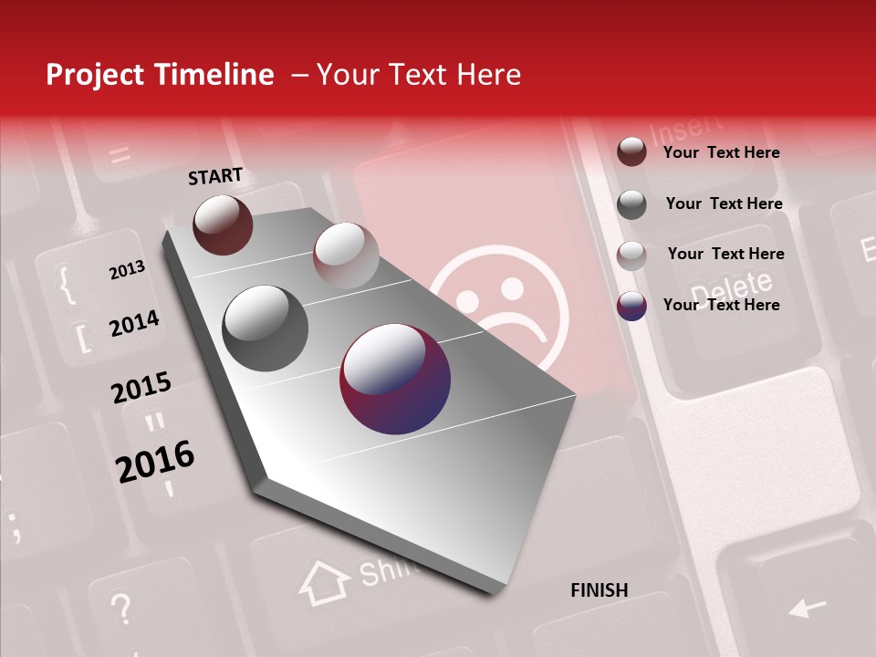 Work Conceptual Computer PowerPoint Template
