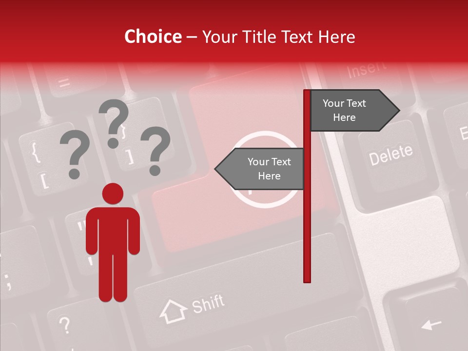 Work Conceptual Computer PowerPoint Template