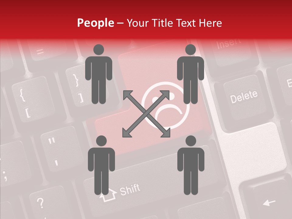 Work Conceptual Computer PowerPoint Template