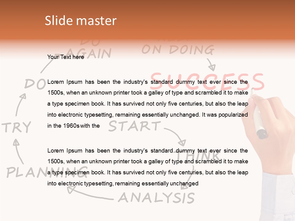 Idea Horizontal Concepts PowerPoint Template