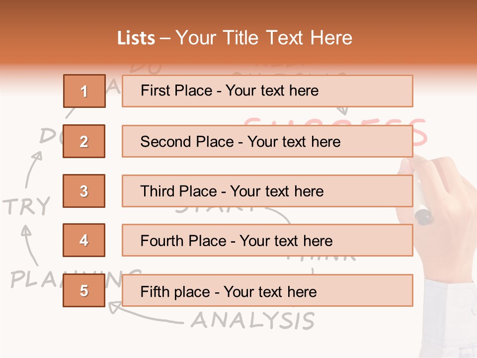 Idea Horizontal Concepts PowerPoint Template