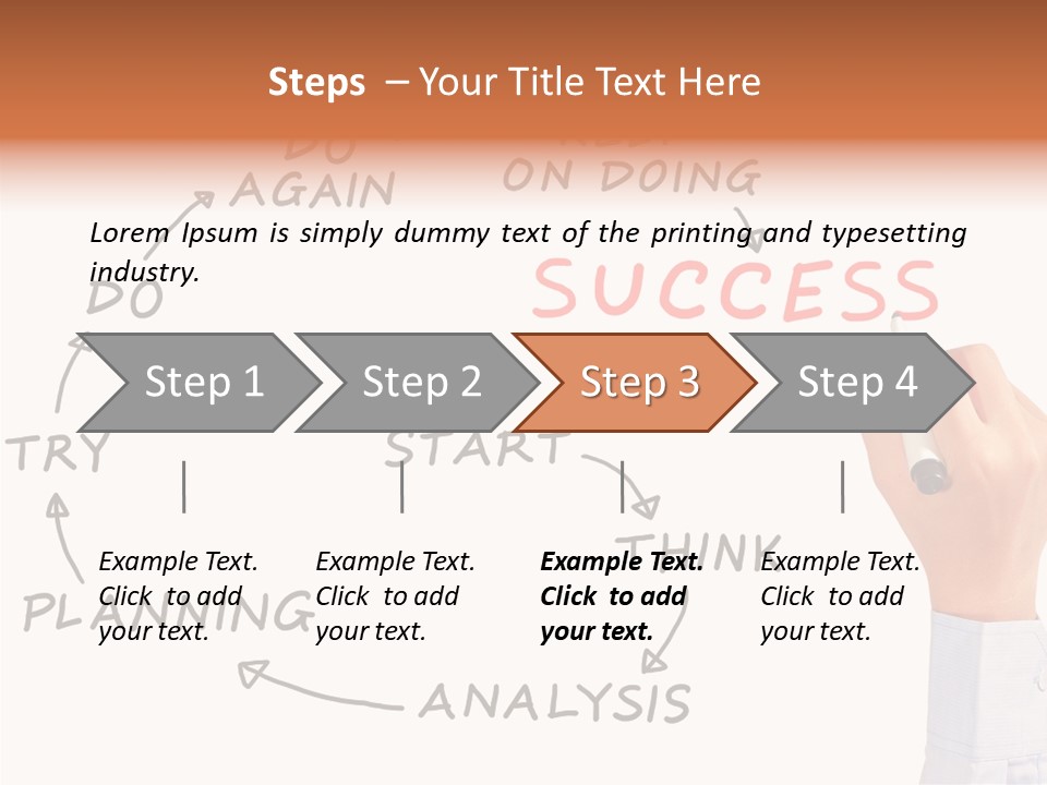Idea Horizontal Concepts PowerPoint Template