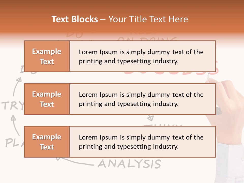 Idea Horizontal Concepts PowerPoint Template