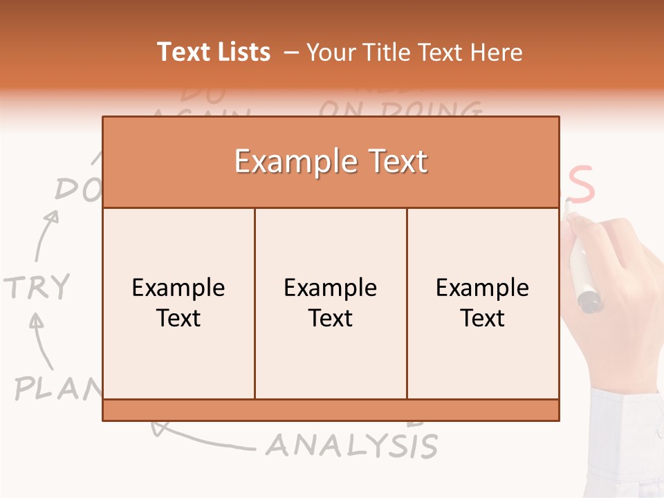 Idea Horizontal Concepts PowerPoint Template
