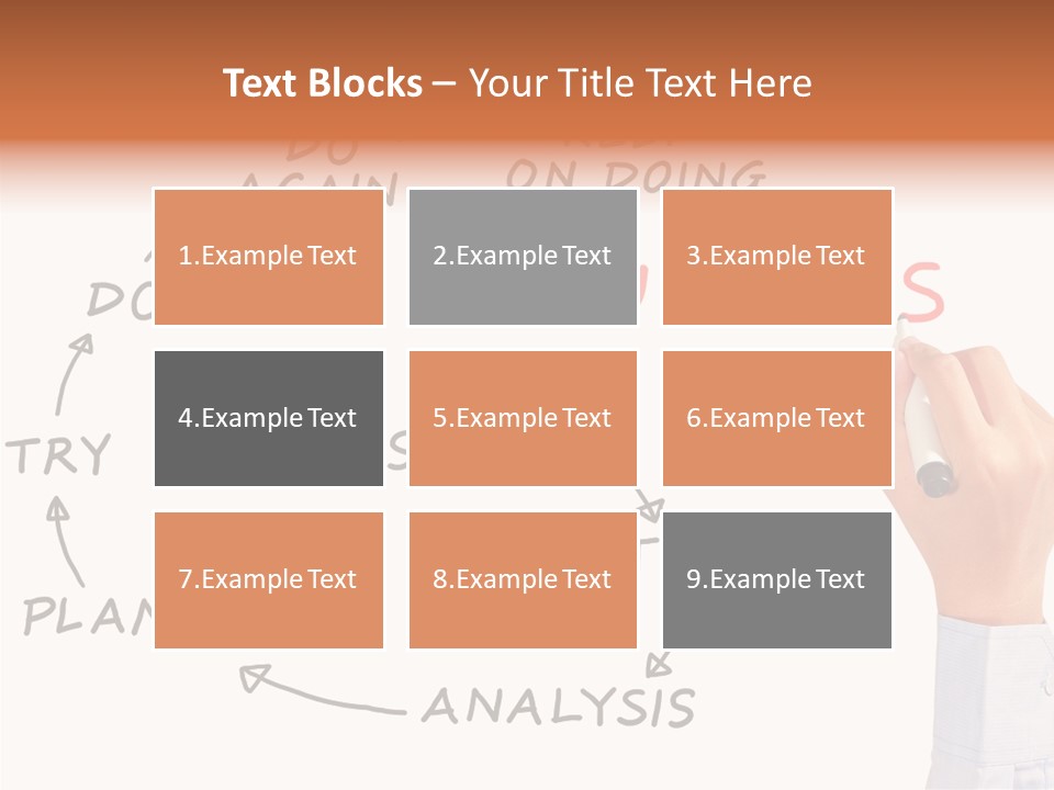 Idea Horizontal Concepts PowerPoint Template