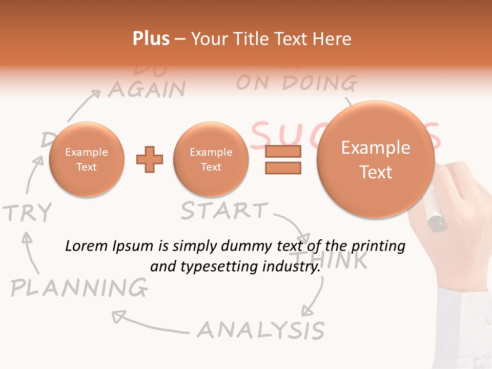 Idea Horizontal Concepts PowerPoint Template