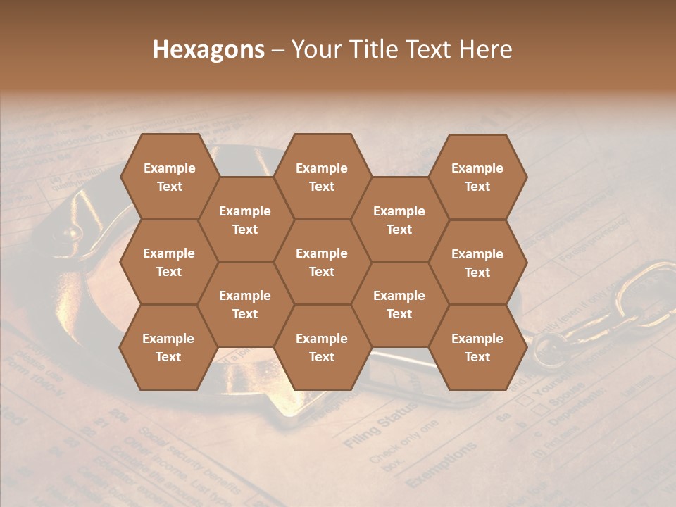 Handcuffs Revenue Crime PowerPoint Template