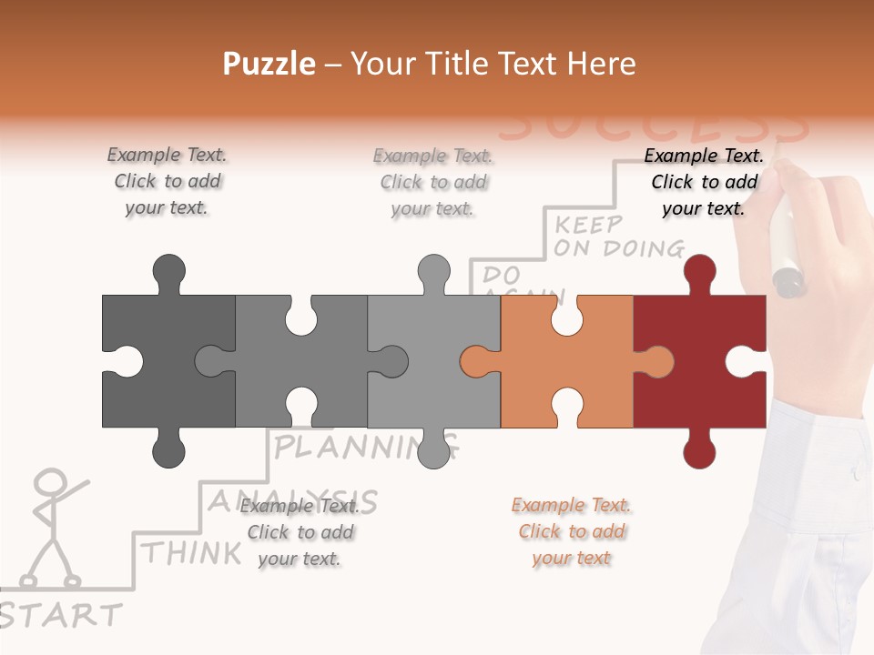 Shirt Writing Concepts PowerPoint Template