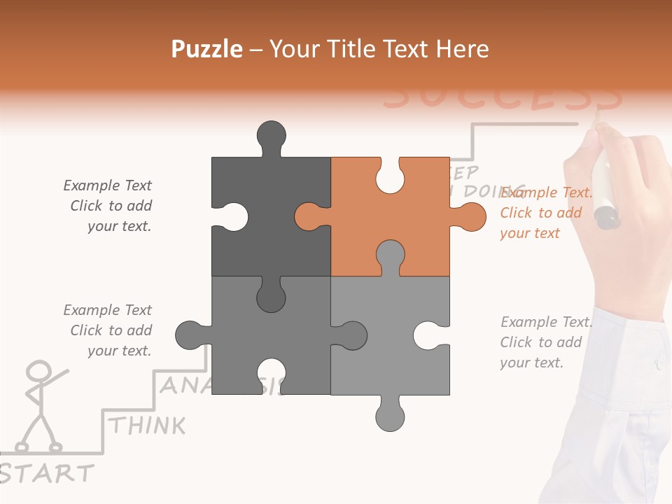 Shirt Writing Concepts PowerPoint Template