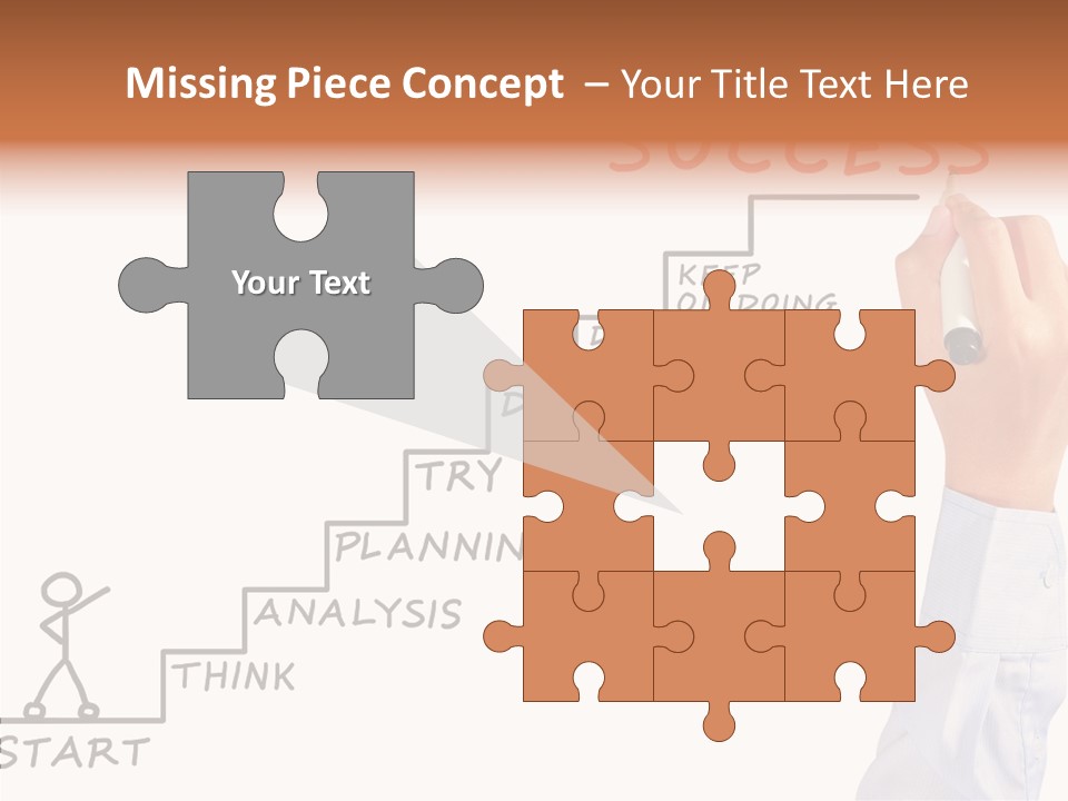 Shirt Writing Concepts PowerPoint Template