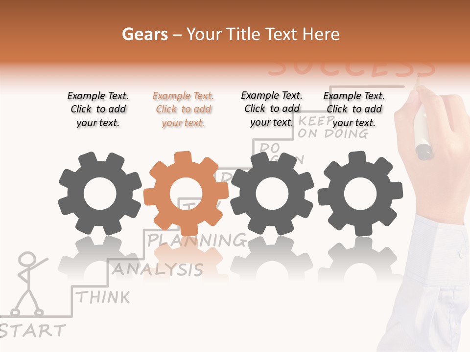 Shirt Writing Concepts PowerPoint Template