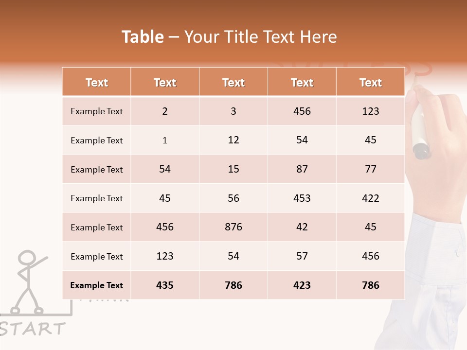 Shirt Writing Concepts PowerPoint Template