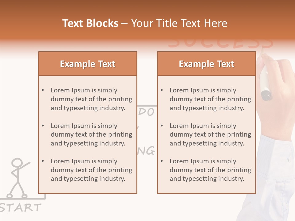 Shirt Writing Concepts PowerPoint Template