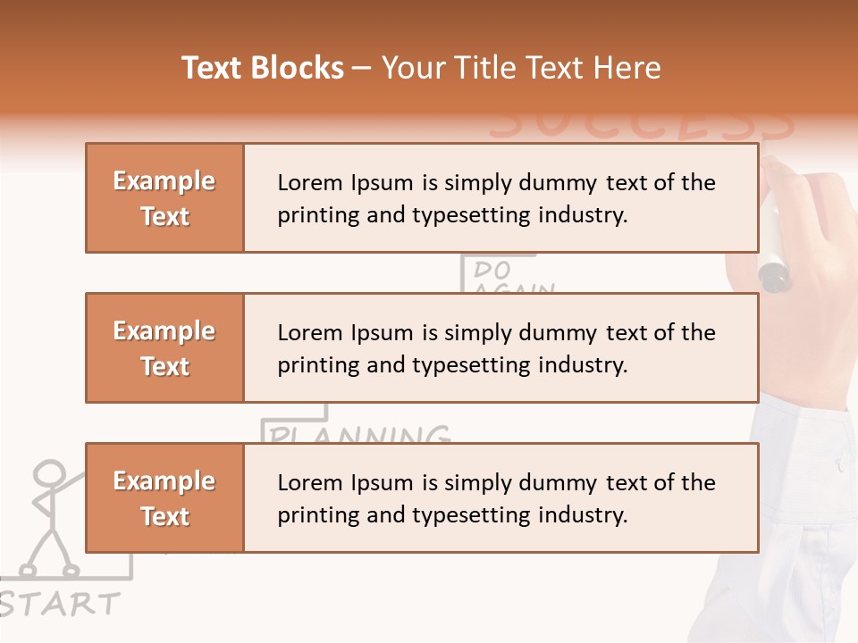 Shirt Writing Concepts PowerPoint Template