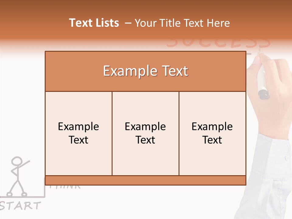 Shirt Writing Concepts PowerPoint Template
